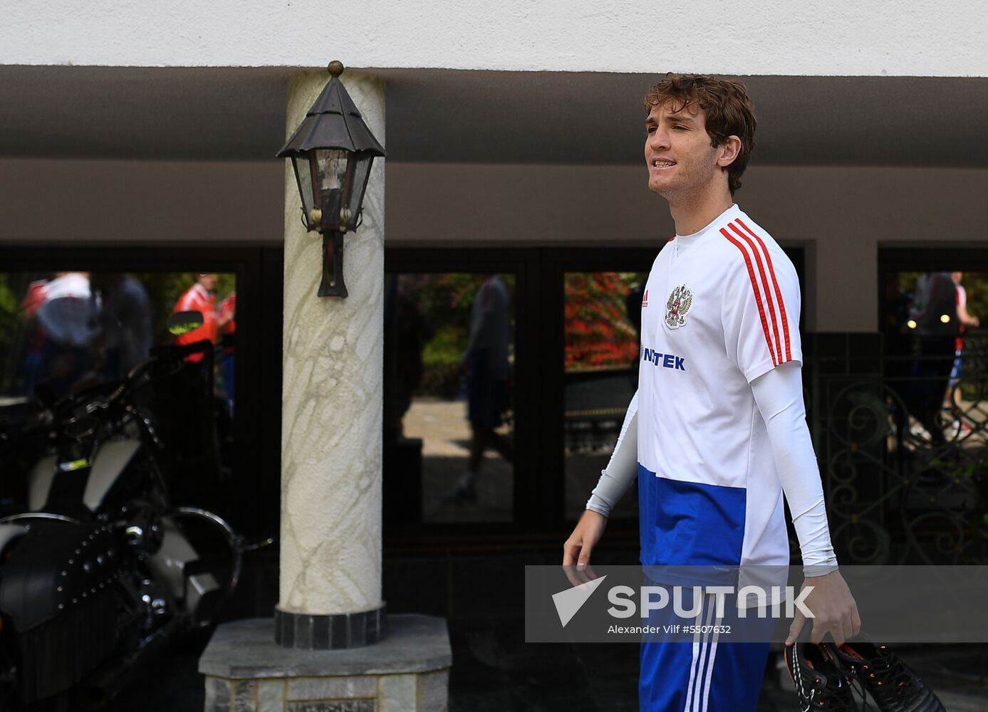 Football. National team's training camp