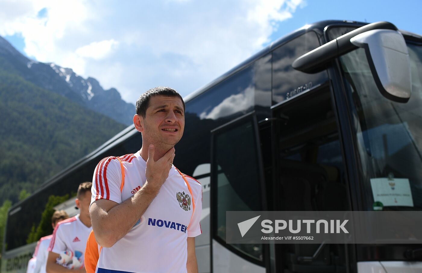 Football. National team's training camp