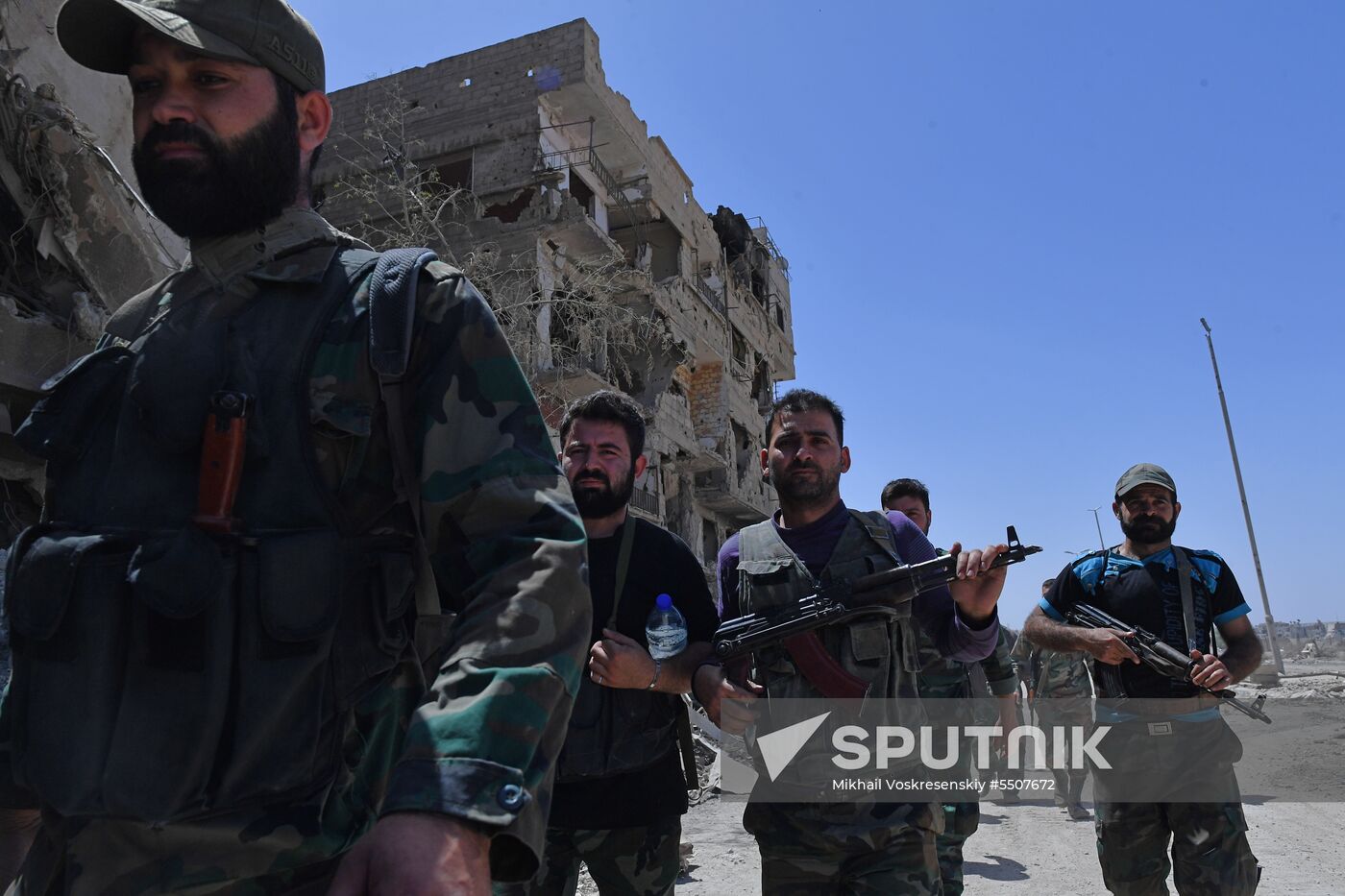 Syrian army frees Yarmouk Palestinian refugee camp in south of Damascus