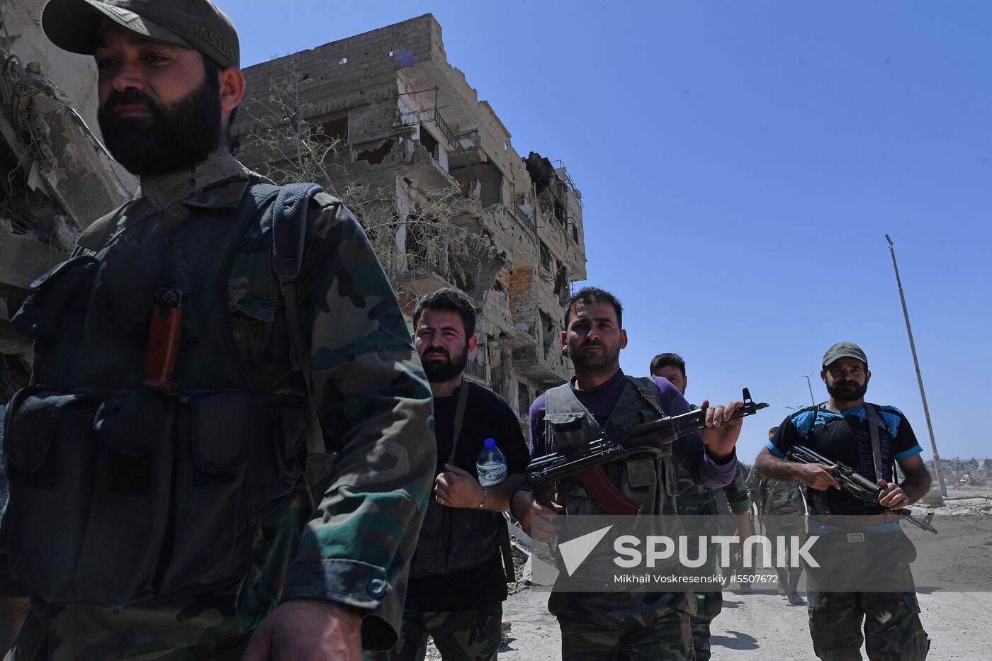 Syrian army frees Yarmouk Palestinian refugee camp in south of Damascus