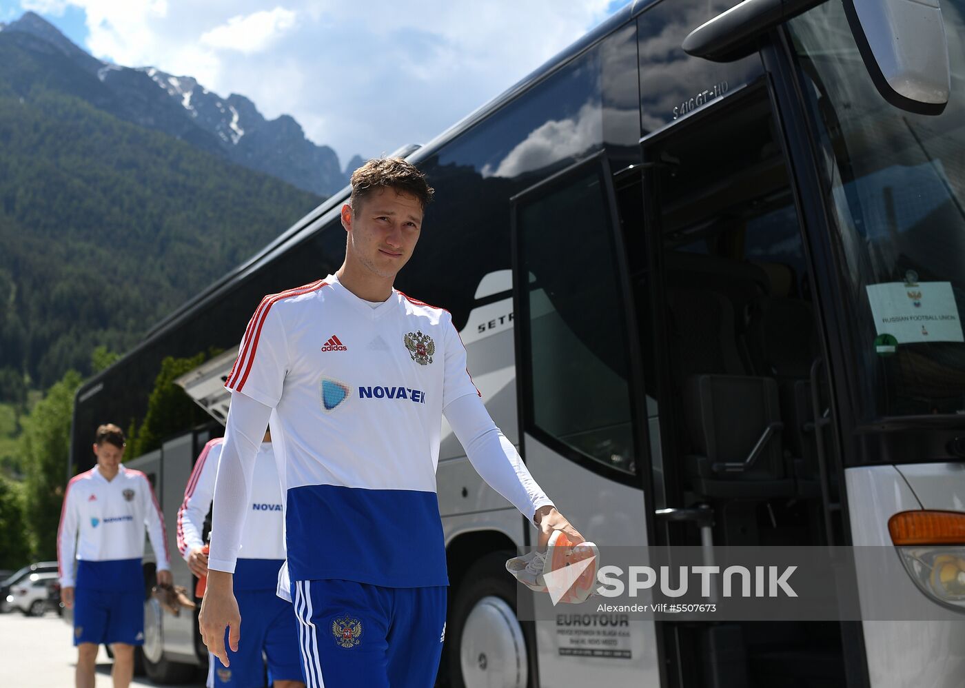 Football. National team's training camp