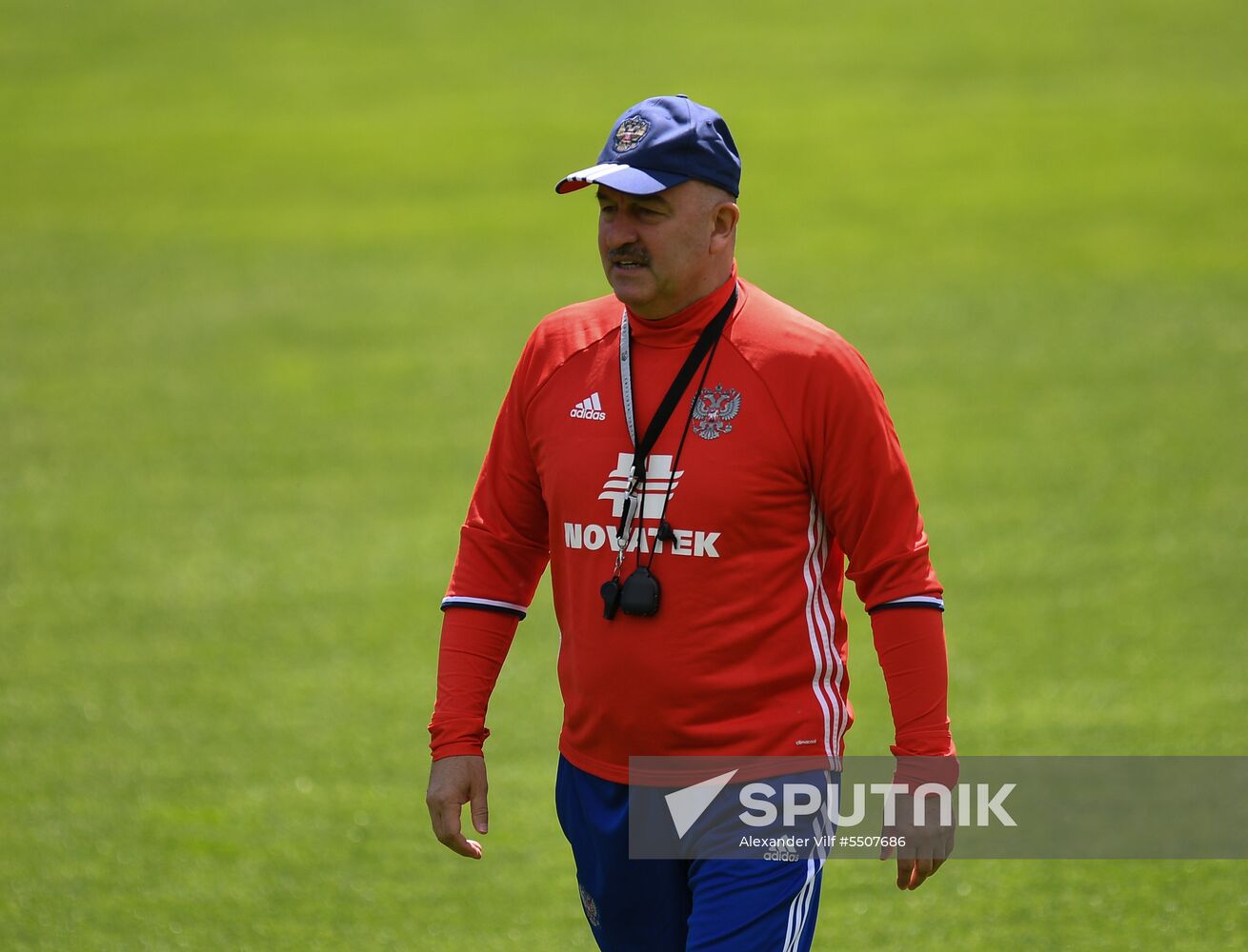Football. National team's training camp