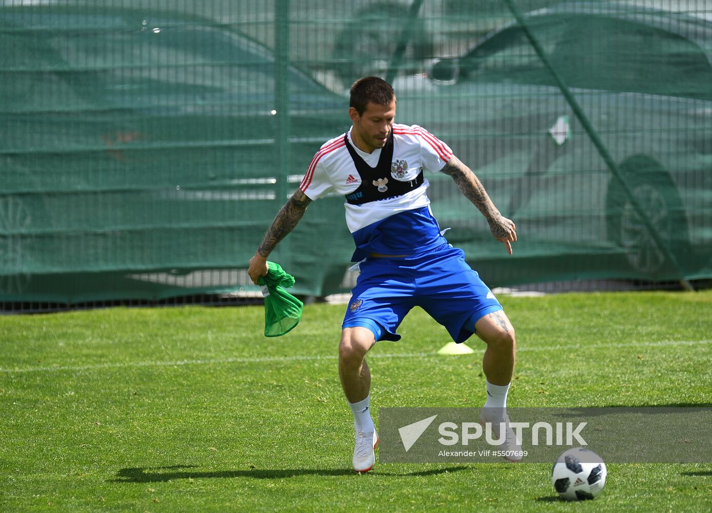 Football. National team's training camp
