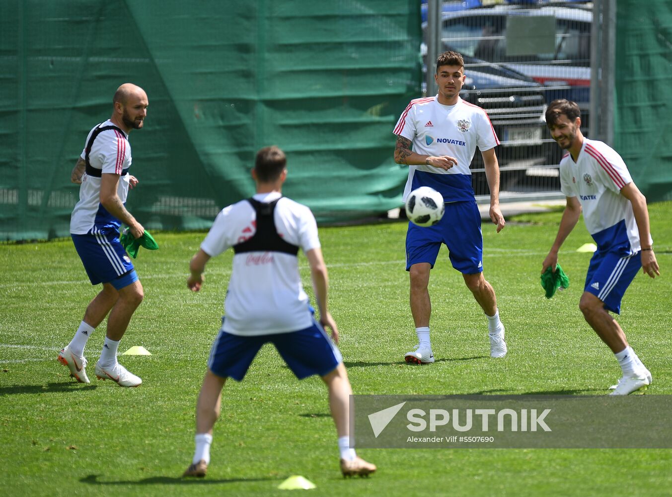 Football. National team's training camp
