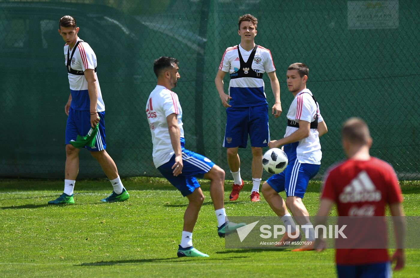 Football. National team's training camp