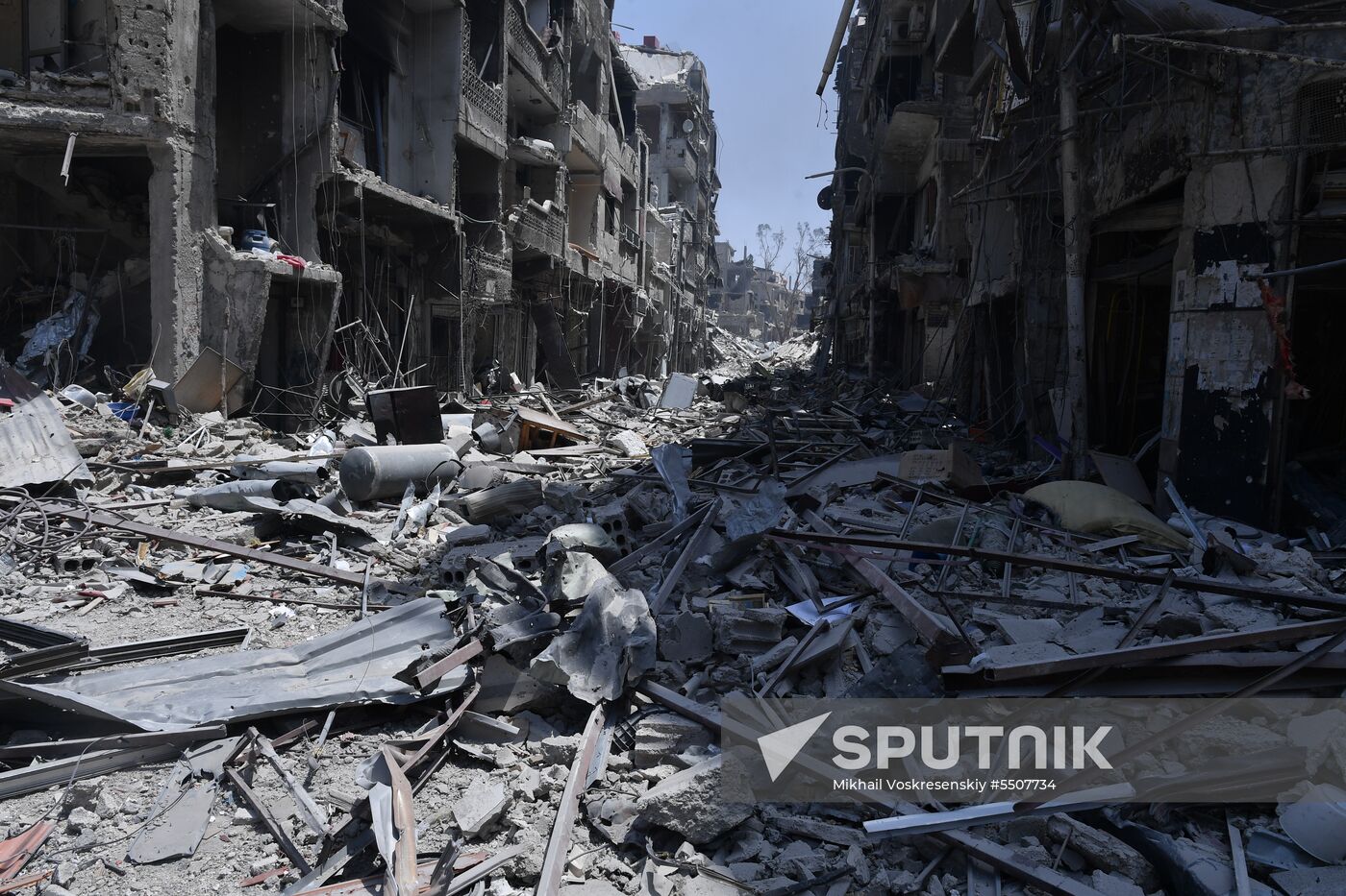 Syrian army frees Yarmouk Palestinian refugee camp in south of Damascus