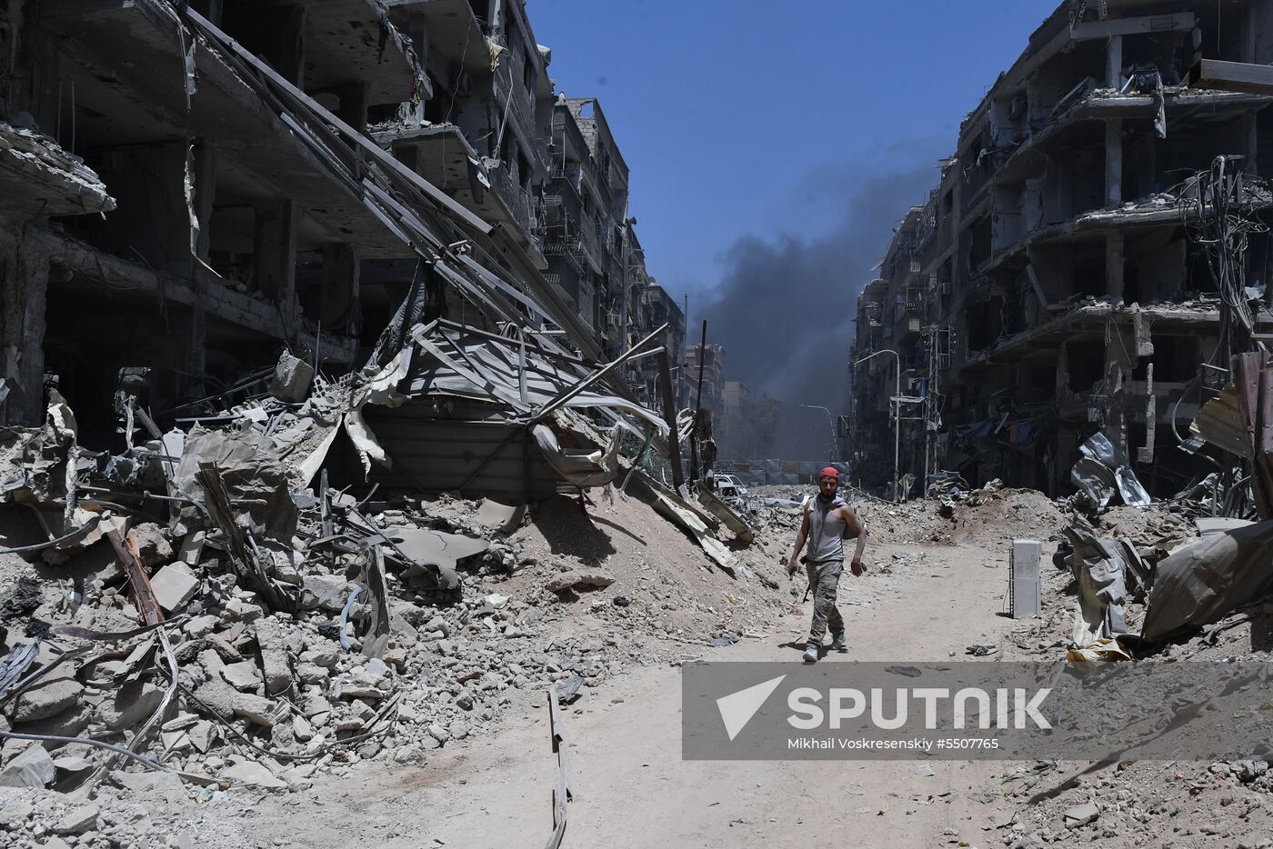 Syrian army frees Yarmouk Palestinian refugee camp in south of Damascus