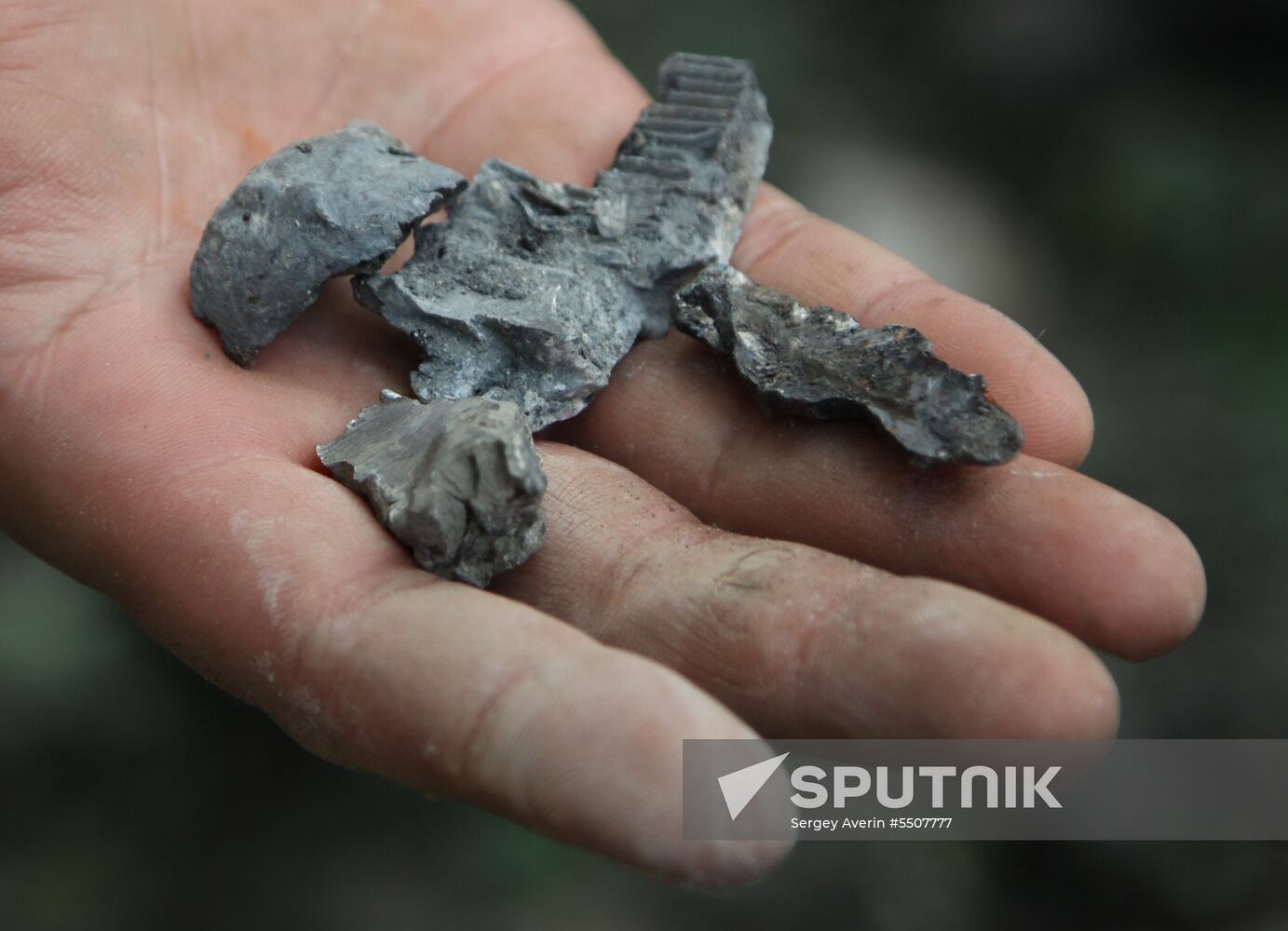 Aftermath of shelling of residential areas in Donbass by Ukrainian armed forces