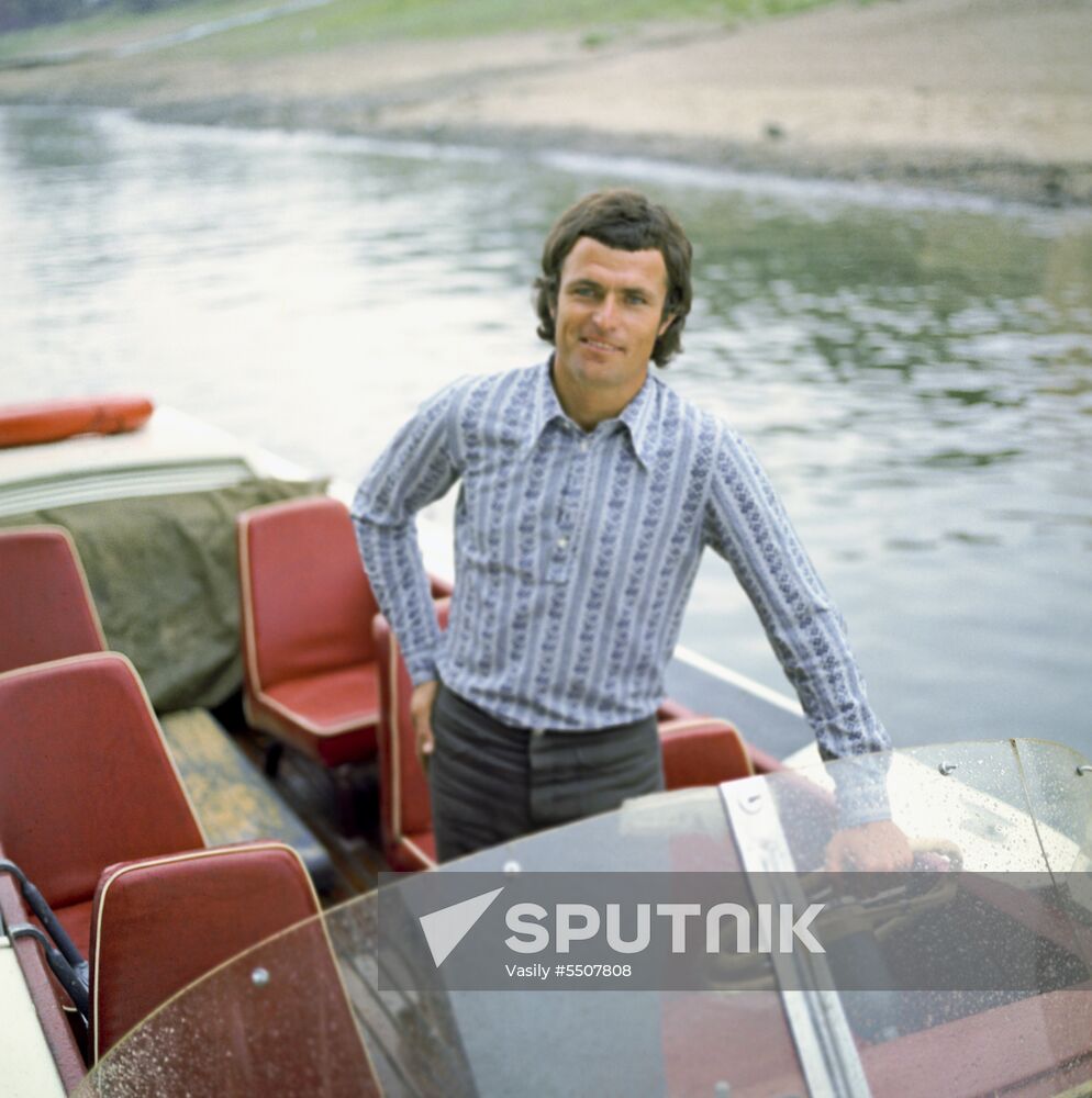 River motorboat driver