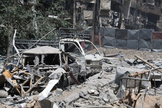 Syrian army frees Yarmouk Palestinian refugee camp in south of Damascus