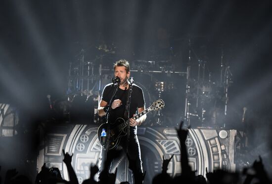 Nickelback concert in Moscow