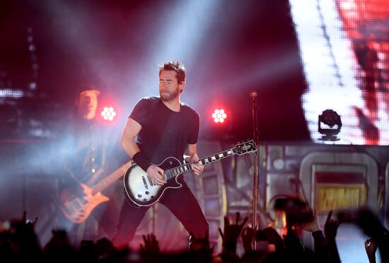 Nickelback concert in Moscow