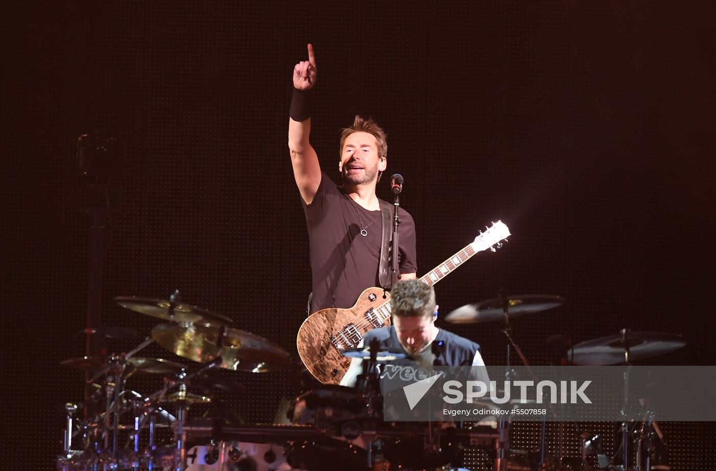Nickelback concert in Moscow