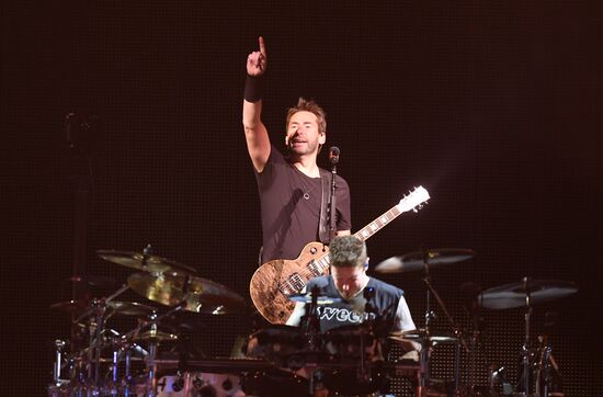 Nickelback concert in Moscow