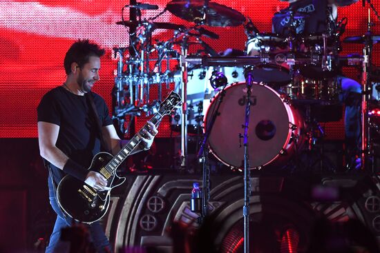 Nickelback concert in Moscow