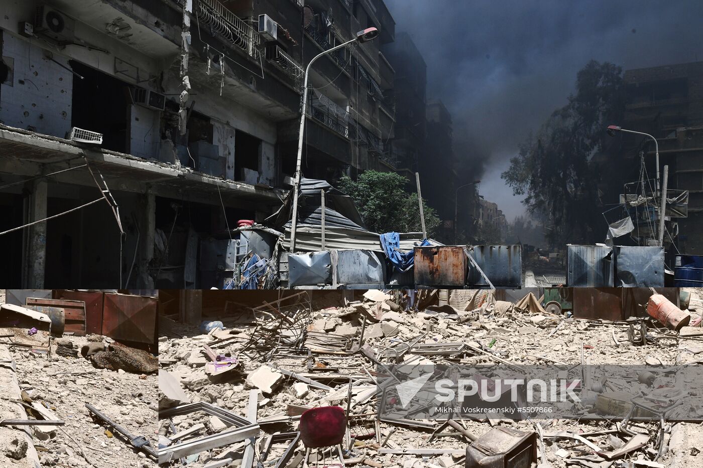 Syrian army frees Yarmouk Palestinian refugee camp in south of Damascus