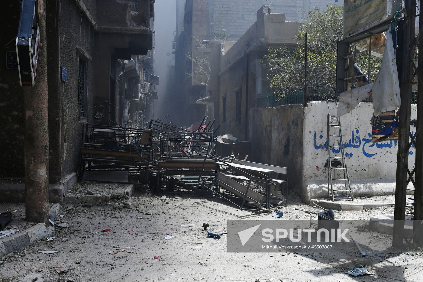 Syrian army frees Yarmouk Palestinian refugee camp in south of Damascus
