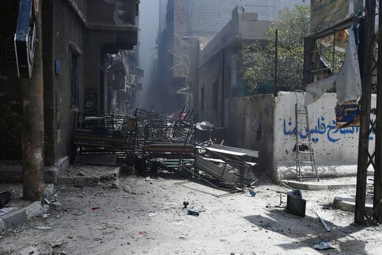 Syrian army frees Yarmouk Palestinian refugee camp in south of Damascus