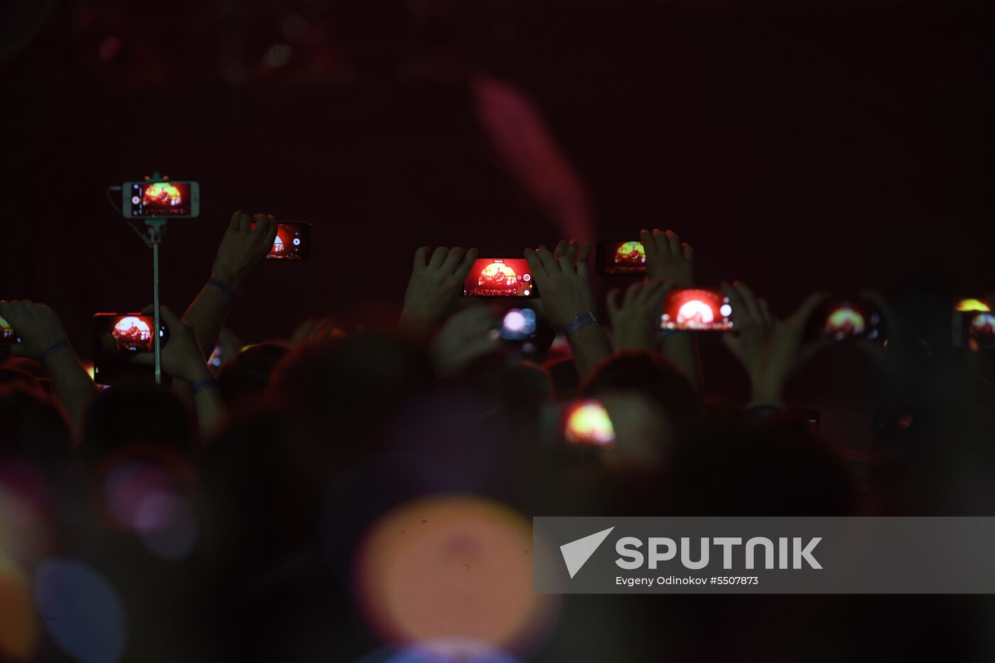 Nickelback concert in Moscow
