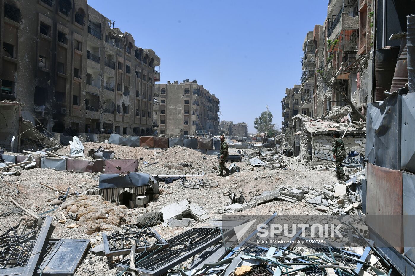 Syrian army frees Yarmouk Palestinian refugee camp in south of Damascus