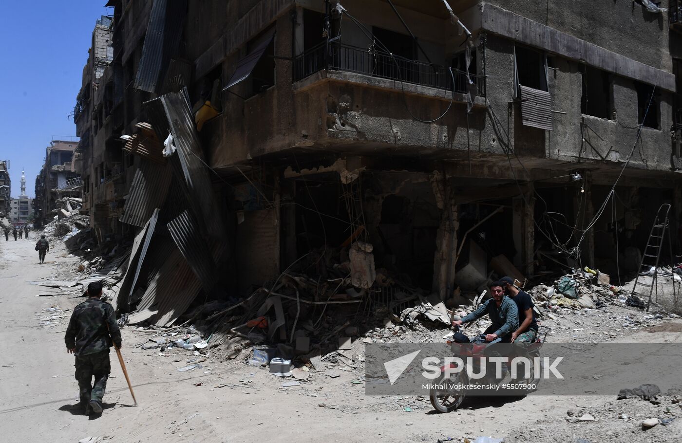 Syrian army frees Yarmouk Palestinian refugee camp in south of Damascus