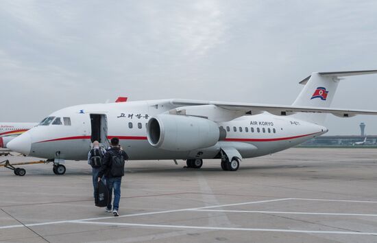 Representatives of world media fly from Beijing to attend North Korean nuclear test site closure