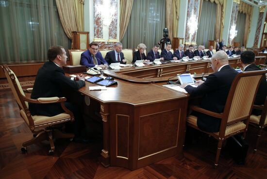 Meeting of new Russian Government
