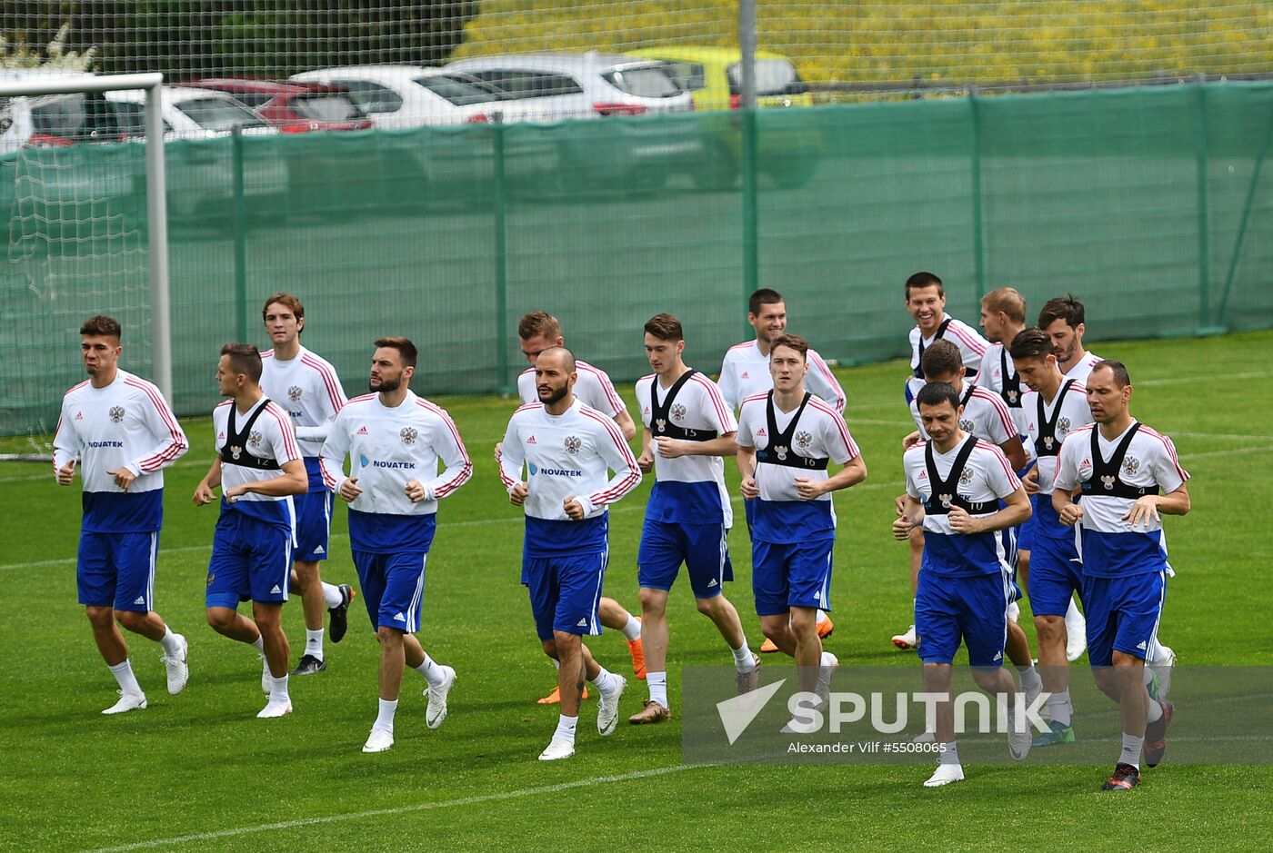 Football. National team training session