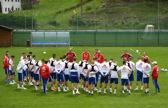 Football. National team training session