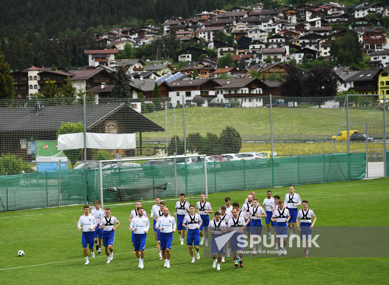 Football. National team training session