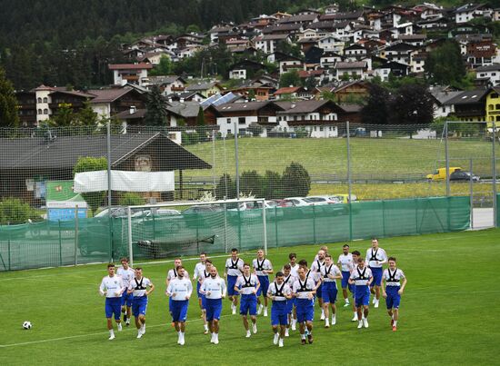 Football. National team training session