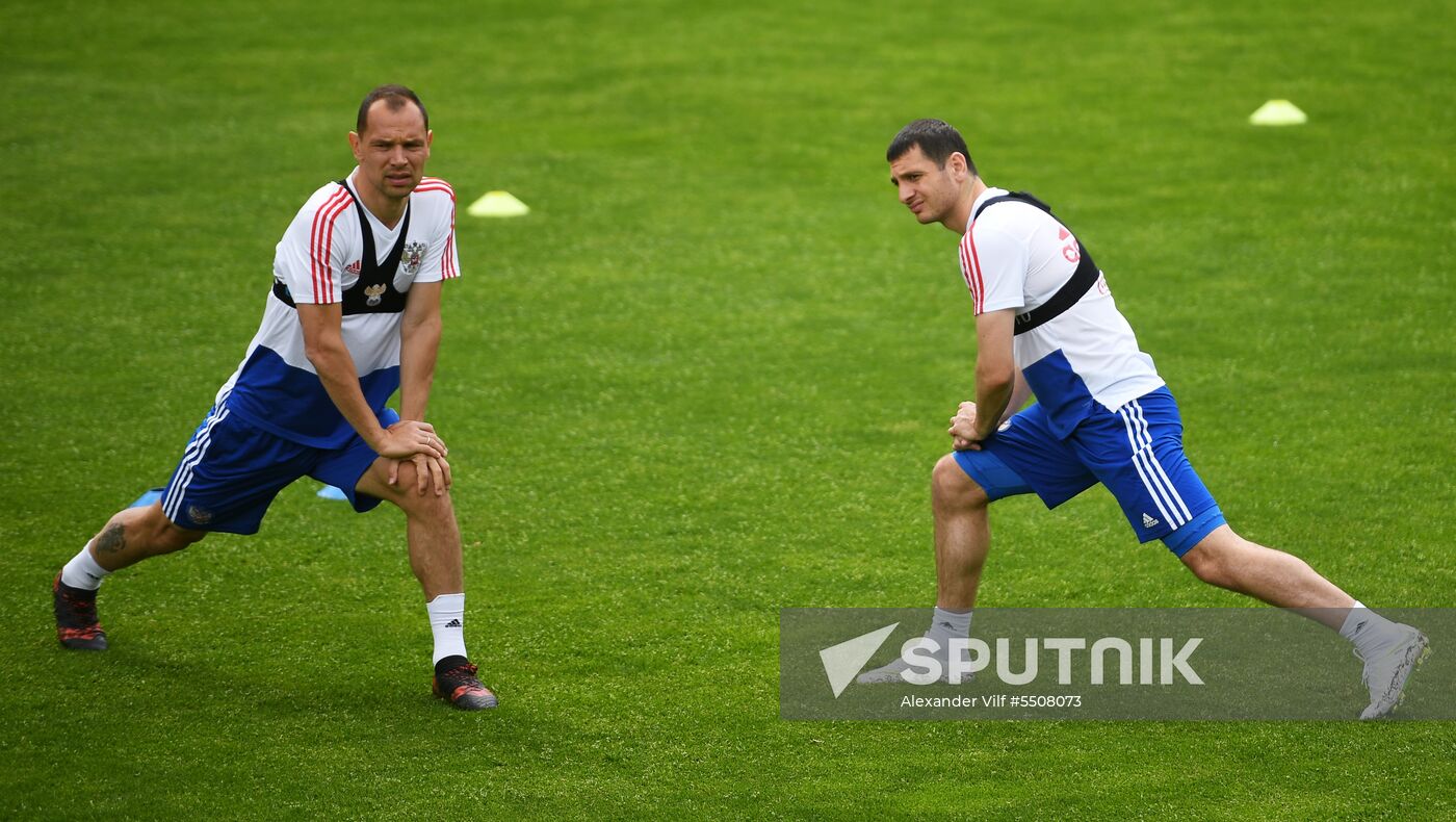 Football. National team training session