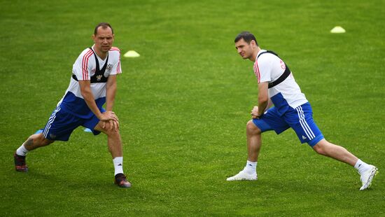 Football. National team training session