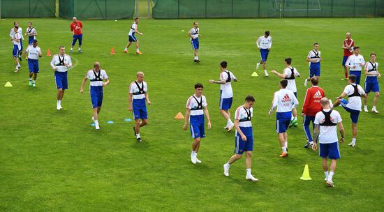 Football. National team training session
