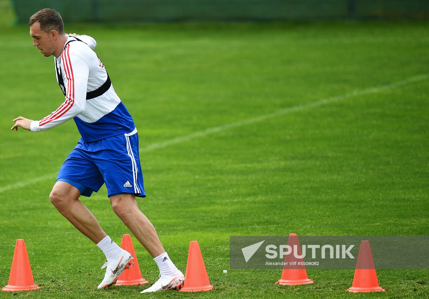 Football. National team training session
