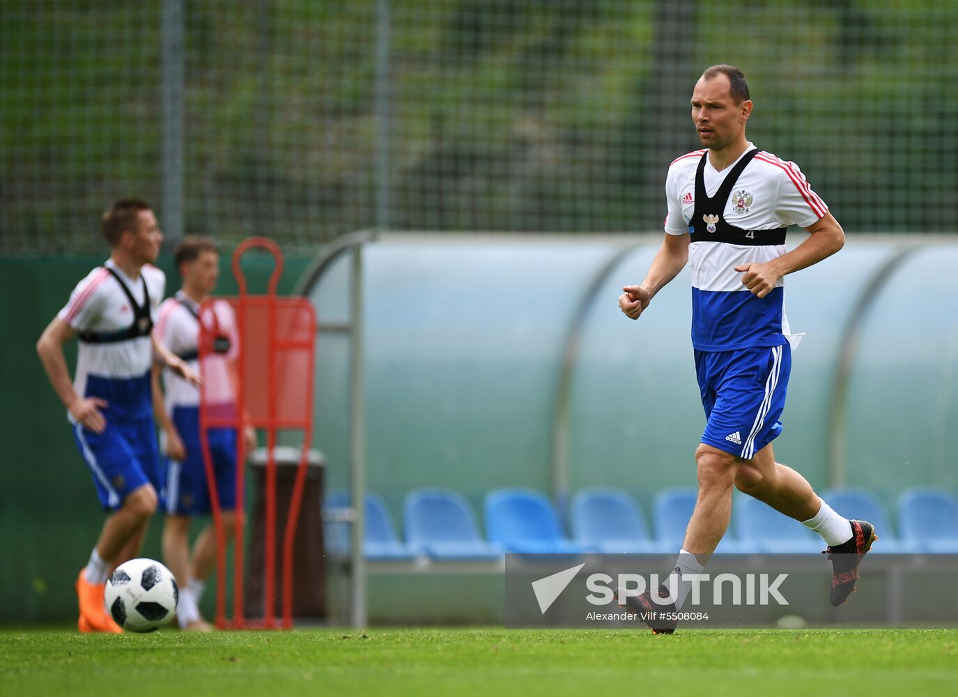 Football. National team training session