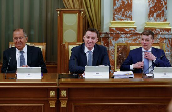 Meeting of new Russian Government