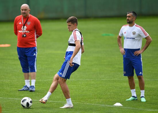 Football. National team training session