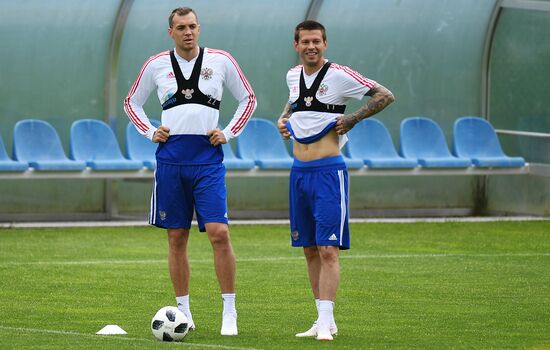 Football. National team training session