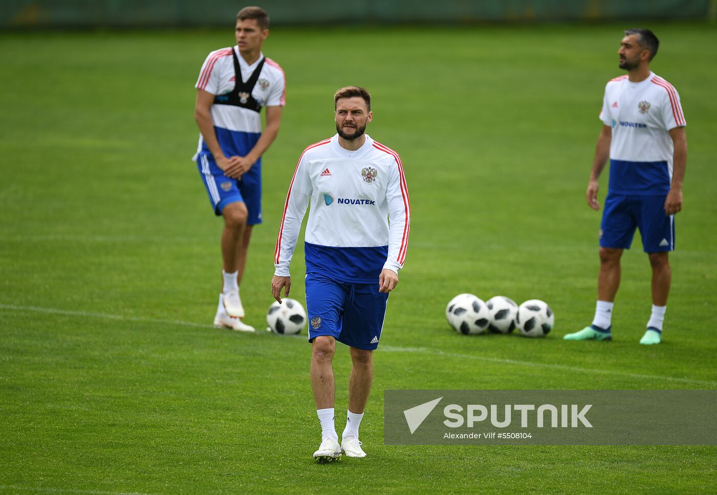Football. National team training session