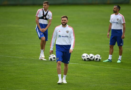 Football. National team training session