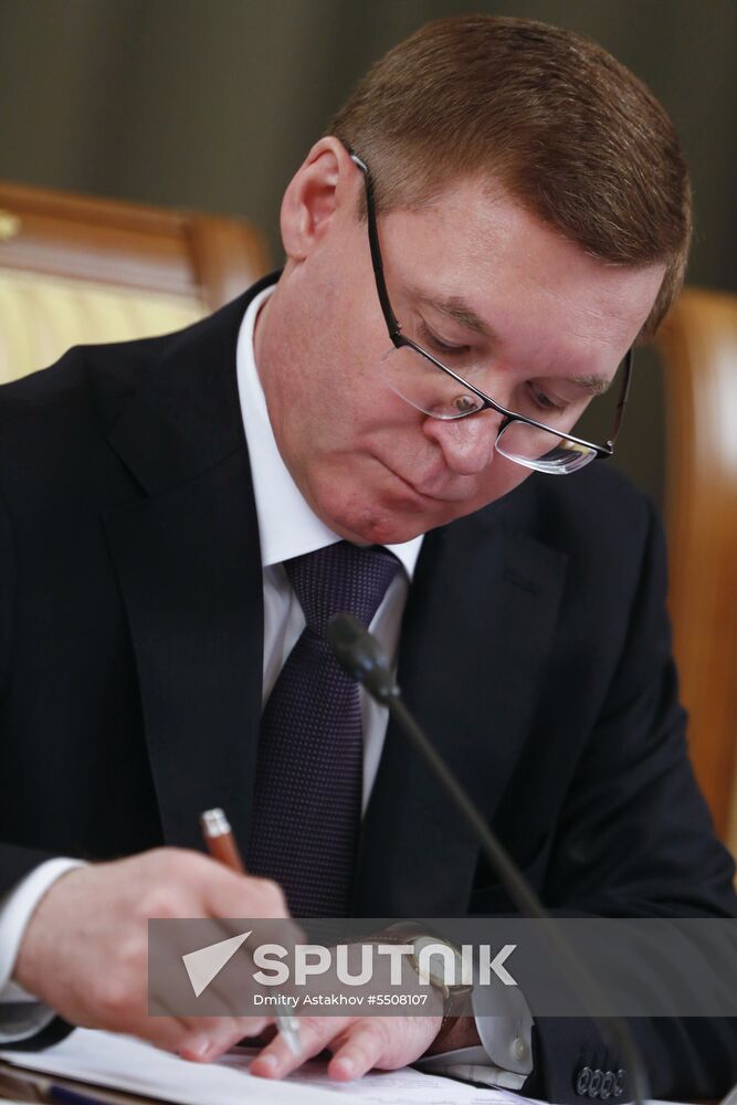 Meeting of new Russian Government