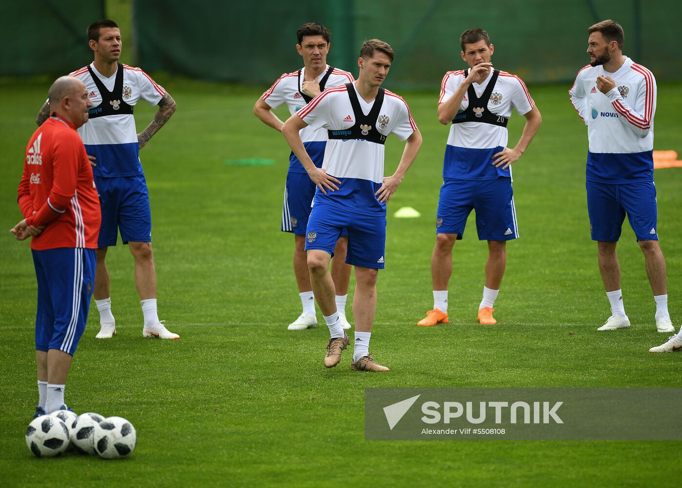 Football. National team training session