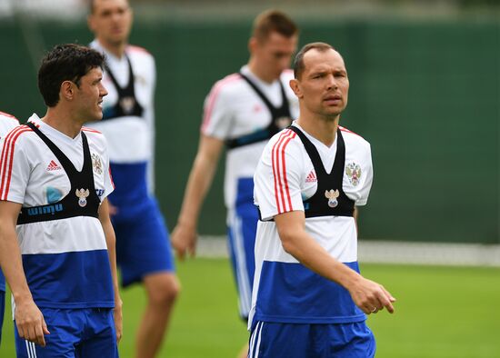 Football. National team training session