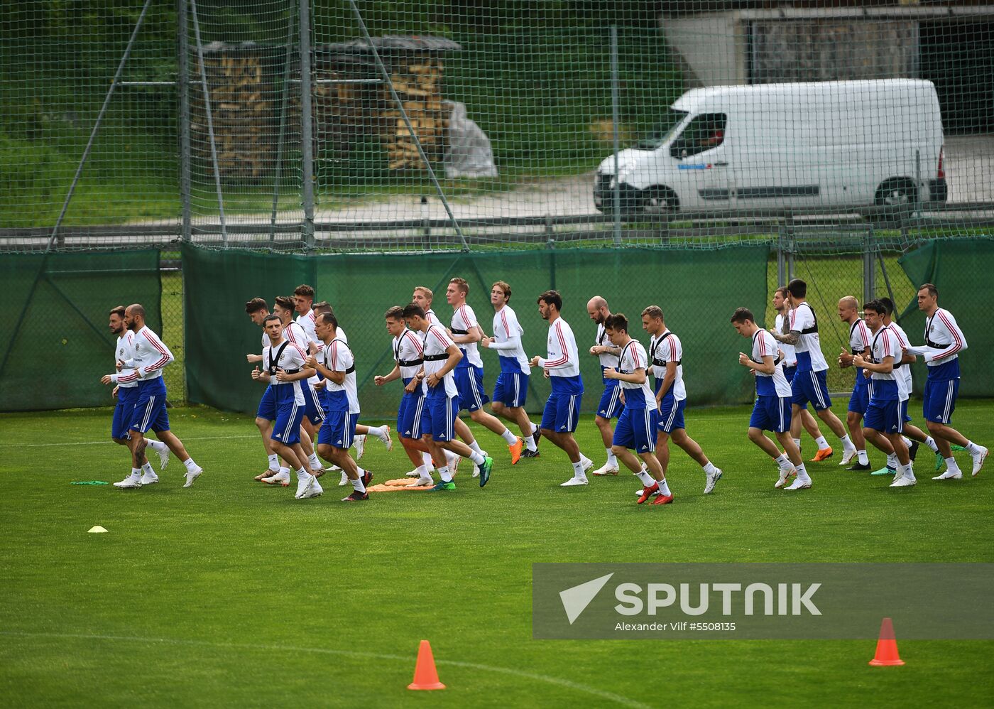 Football. National team training session