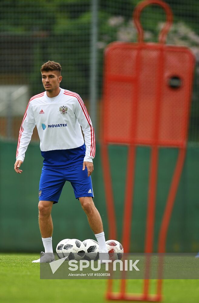 Football. National team training session
