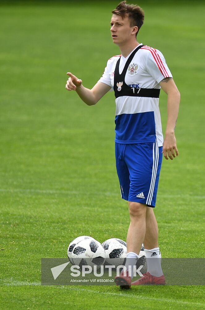Football. National team training session