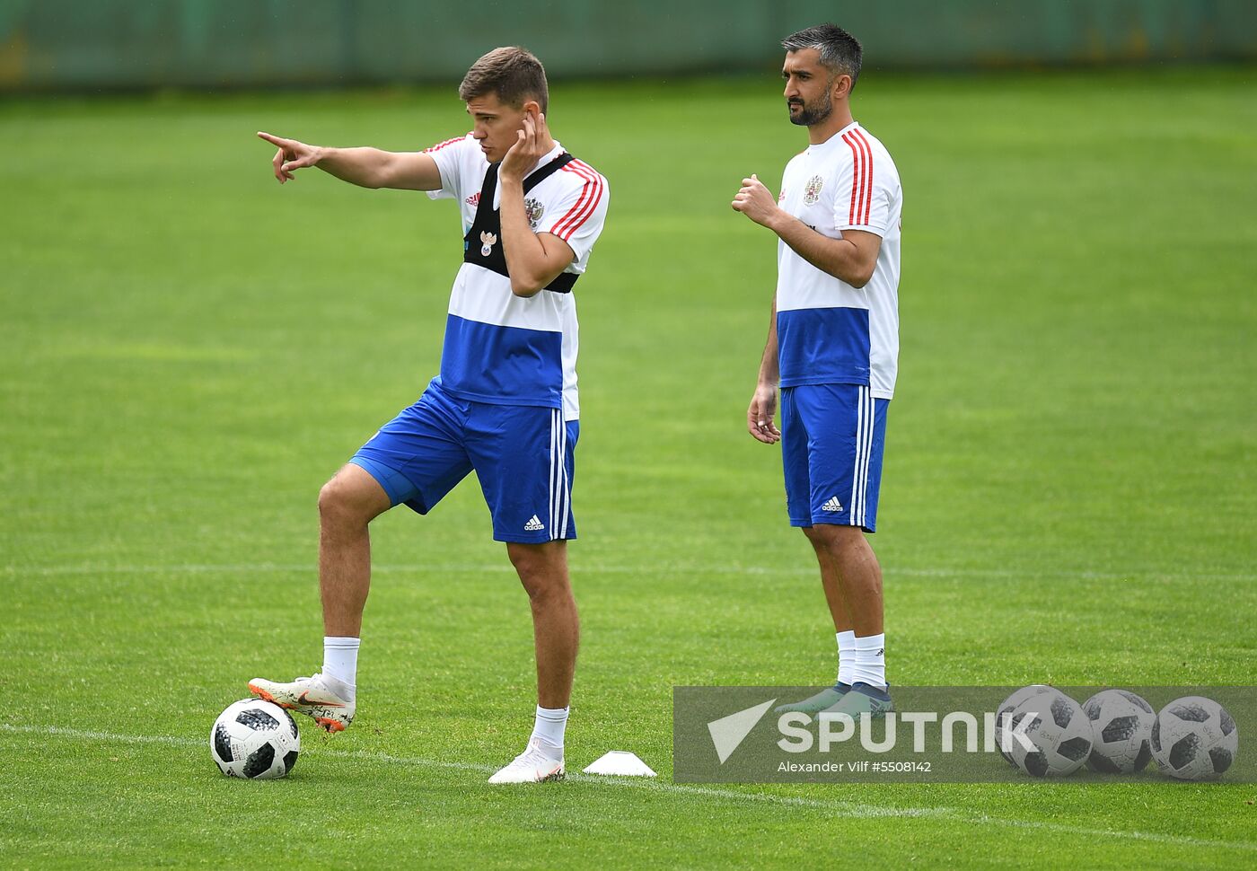 Football. National team training session