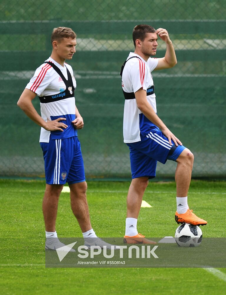 Football. National team training session