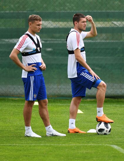 Football. National team training session